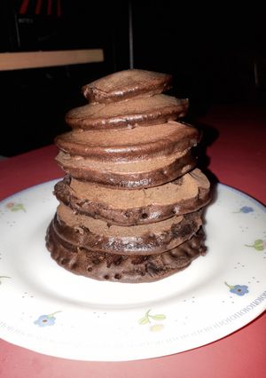 A picture of Chocolate pancakes.