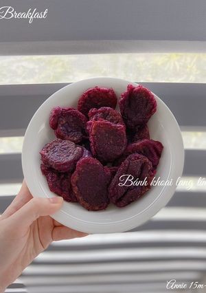 Hình của món Bánh khoai lang tím - ăn dặm.