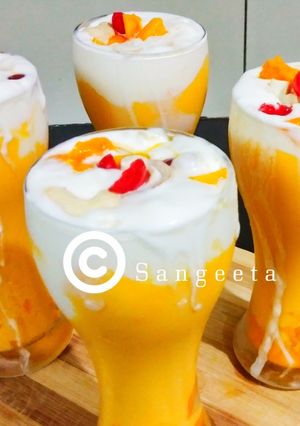 ম্যাংগো মাস্তানি রেসিপির প্রধান ছবি