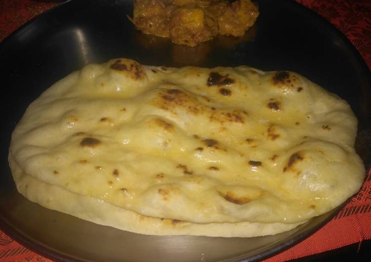 Butter naan with hotel style paneer Butter masala
