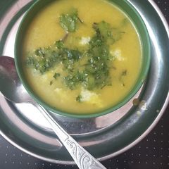 A picture of Mattha ke aloo or lassi wale aloo.