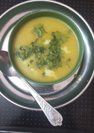 A picture of Mattha ke aloo or lassi wale aloo.
