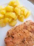 Salmón 🍣 a la plancha con papas 🥔 salteadas