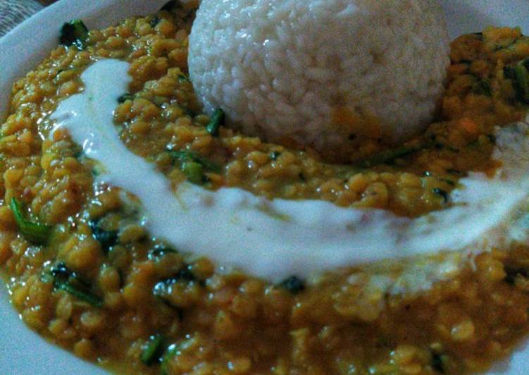 Curry di lenticchie rosse