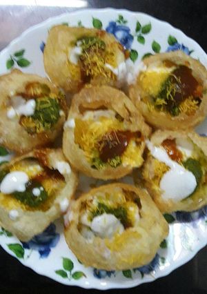 A picture of Puchka chaat.