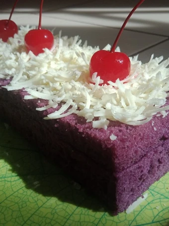 Cara Gampang Membikin Resep Bolu kukus ubi ungu yang Lezat Sekali Anti Ribet, Lezat