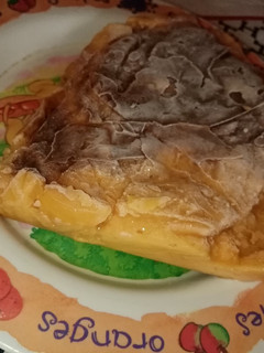 A picture of Mango choco ice mousse.