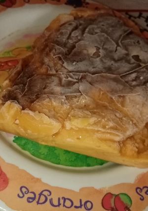 A picture of Mango choco ice mousse.