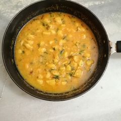 A picture of Sweet potato curry (chilakada dumpa kura).