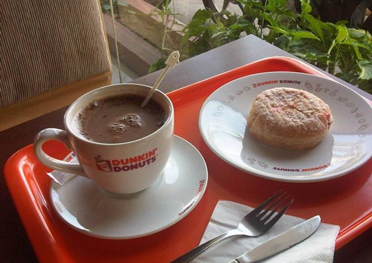Cara Gampang Menyiapkan Hot Chocolate Ala Dunkin Donuts Anti Gagal
