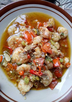 Foto resep Tumis udang simpel (serba iris)