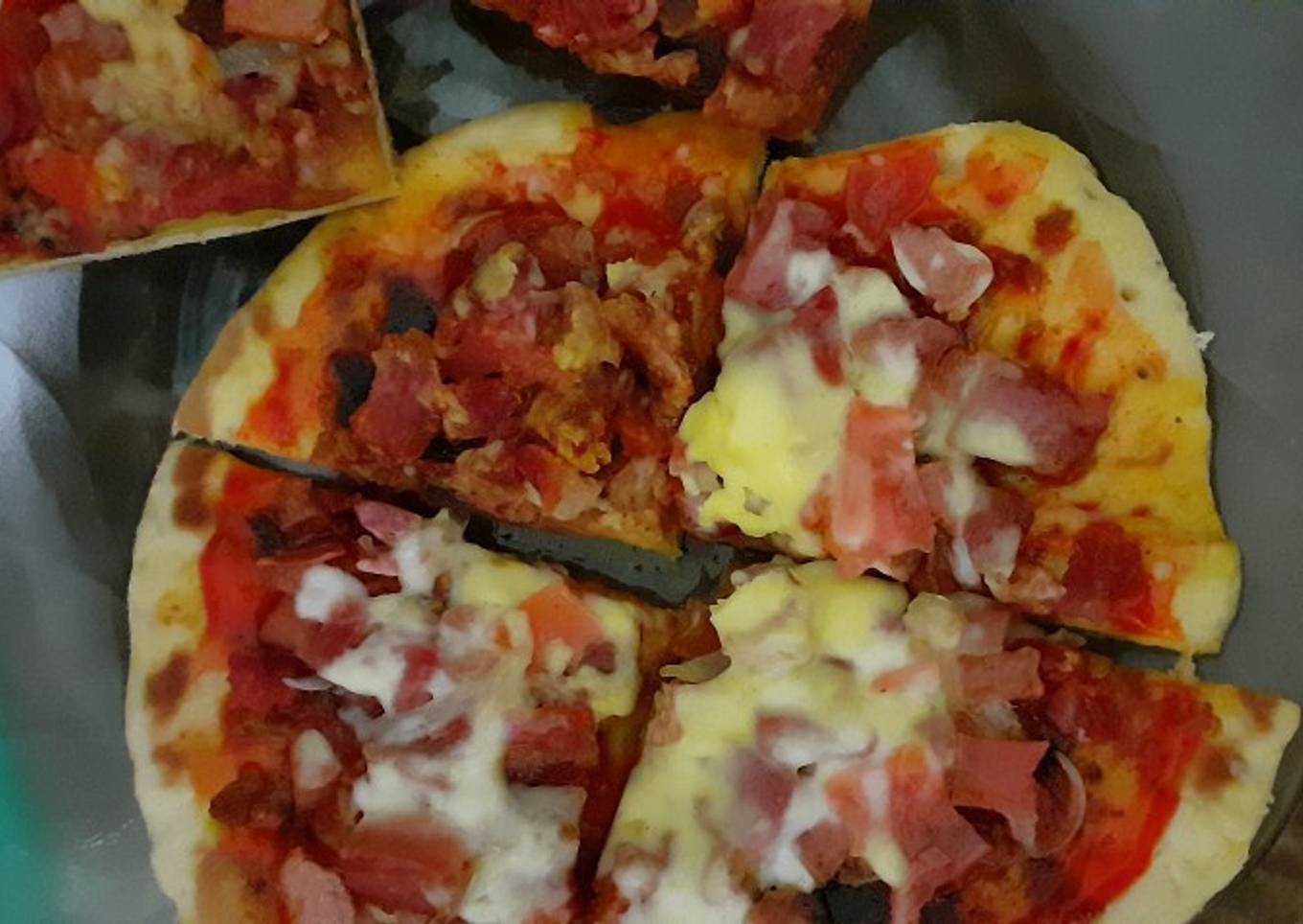 Pizza teplon enak anti gagal