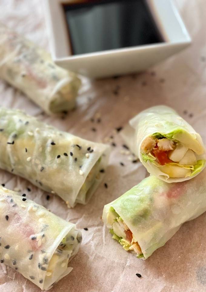 Спрінг роли з куркою