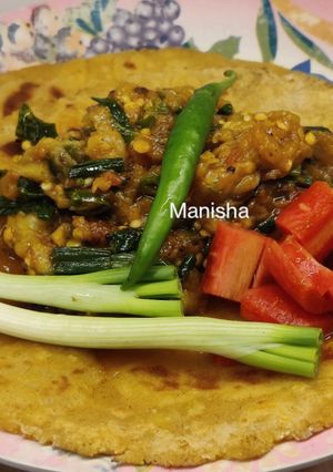 A picture of Makki Ki Roti.