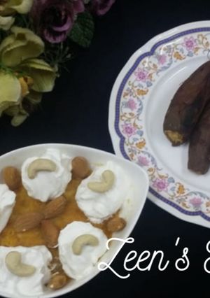 A picture of Ratalu Halwa/Sweet Potato Halwa.