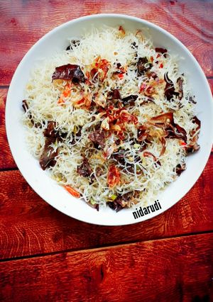 Foto resep Bihun Goreng Jamur Kuping