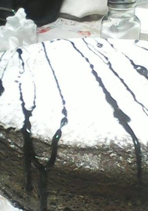 Una foto de Torta húmeda choco