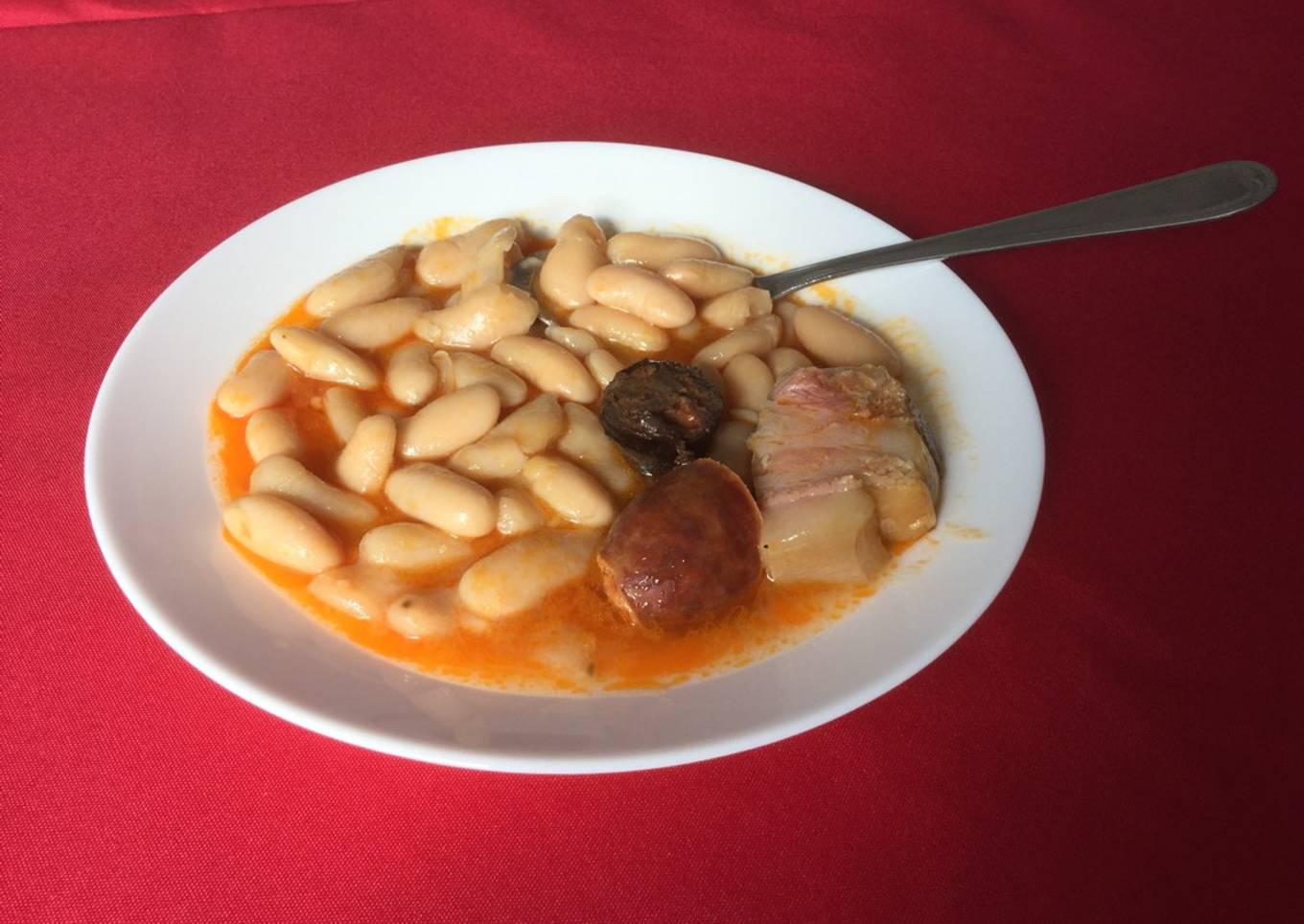 Fabada en olla de cocción lenta