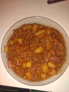 Una foto de Guiso de lentejas