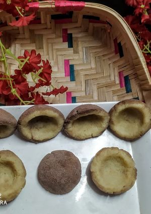 A picture of Coconut sandesh.