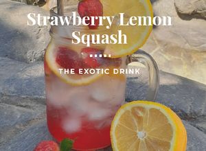 Foto resep Strawberry lemon squash
