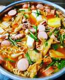 🍄🐙 Lẩu mì siu Kay Hàn Quốc 🍲🍝