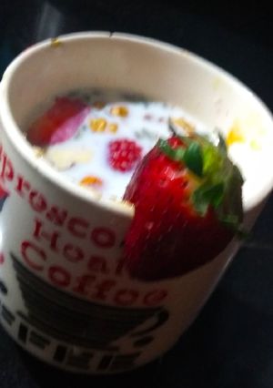 A picture of Overnight oats beverage.