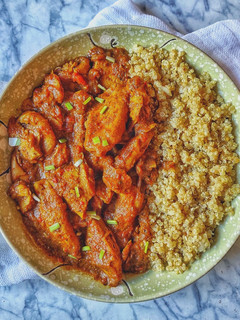 Una foto de No-pollo tikka masala