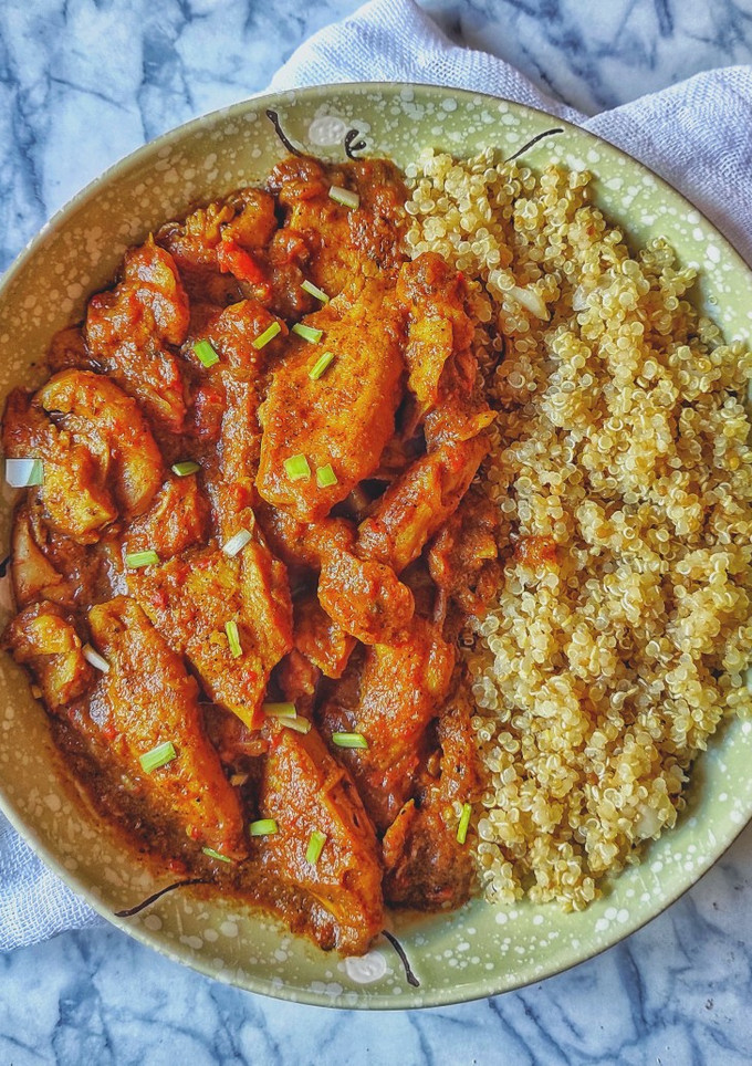 Una foto de No-pollo tikka masala