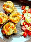 Omletă cu baby spanac și cheddar, la cuptor
