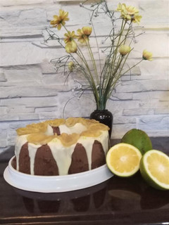 Una foto de Tarta de naranja