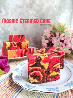 Foto resep Mosaic Steamed Cake