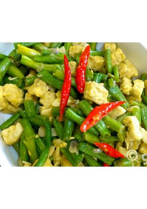 Foto resep Oseng Tempe Kacang Panjang