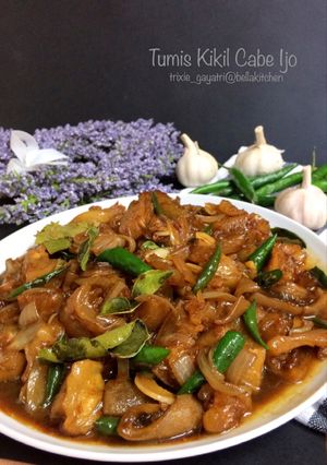 Foto resep Tumis Kikil Cabe Ijo