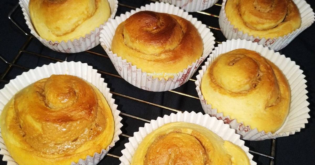 Resep Peanut Butter Bread Rolls oleh Siti Zulfa Sentyaki Cookpad