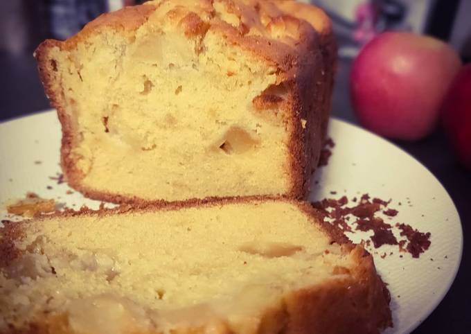 Comment faire Préparer Délicieux Cake pommes vanille