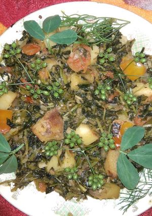 A picture of Aaloo methi ki sabji,,,,,.