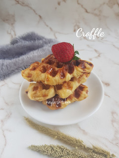 Foto resep Croffle - Croissant Waffle