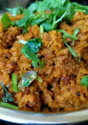 A picture of Soya kheema sukkha.