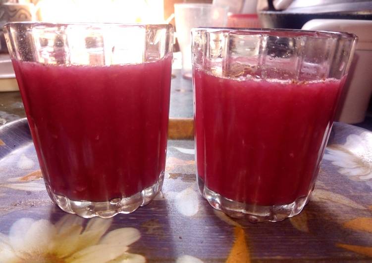 How to Make Orange pomegranate juice