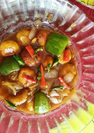 A picture of Chilli paneer kofta.