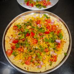 A picture of Masala Papad.