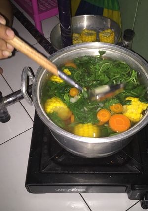 Foto resep Bening bayam jagung