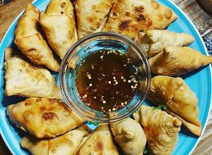 Una foto de Samosas