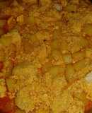 Chana aloo stir fry(homemade paneer Potato fry)