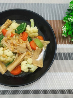Foto resep Capcay Kuah Kembang Tahu