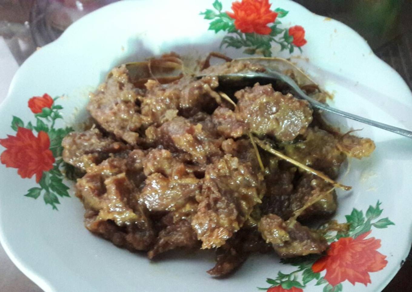 Rendang daging sapi
