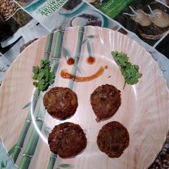 A picture of Cutlet from leftover chapathi.