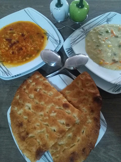 عکسی از دستور سوپ شیر با سوپ قرمز جای دوستانم خالی ،🥣🥘🍟🍖🫕