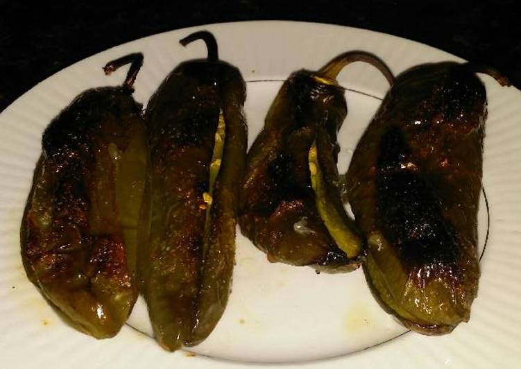 Simple Way to Make Homemade Brad&#39;s roasted chiles